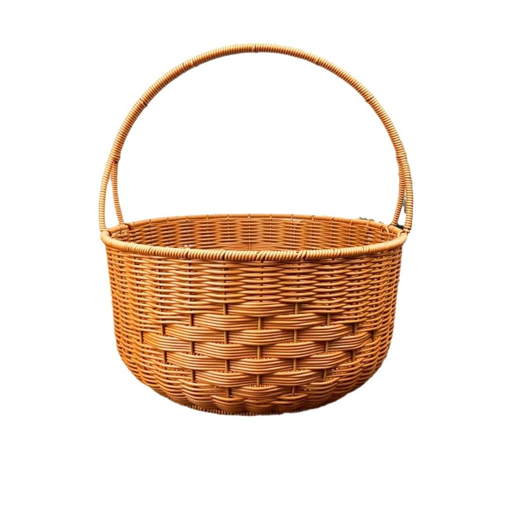Picnic Basket Rattan Outdoor Picnic Shopping Basket for Picnic Camping Outdoor