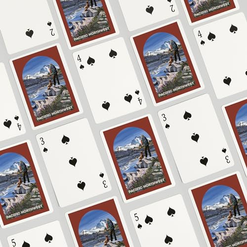Lantern Press Baraja de 52 Cartas Poker Talla Estándar miniatura 4