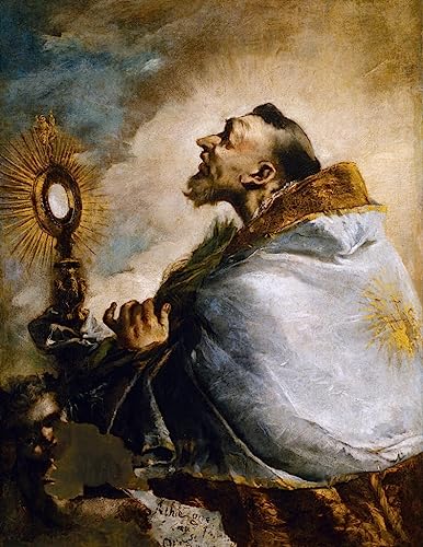 Tableau Saint en Adoration Francesco Guardi affiche murale pour apaiser l'ambiance de la chambre