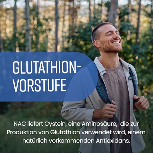 NAC 600 mg | N-Acetylcystein 180 Kapseln | 6 Monate Vorrat | Kapseln Leicht Zu Schlucken Oder Zu Öffnen… – Ansicht 4