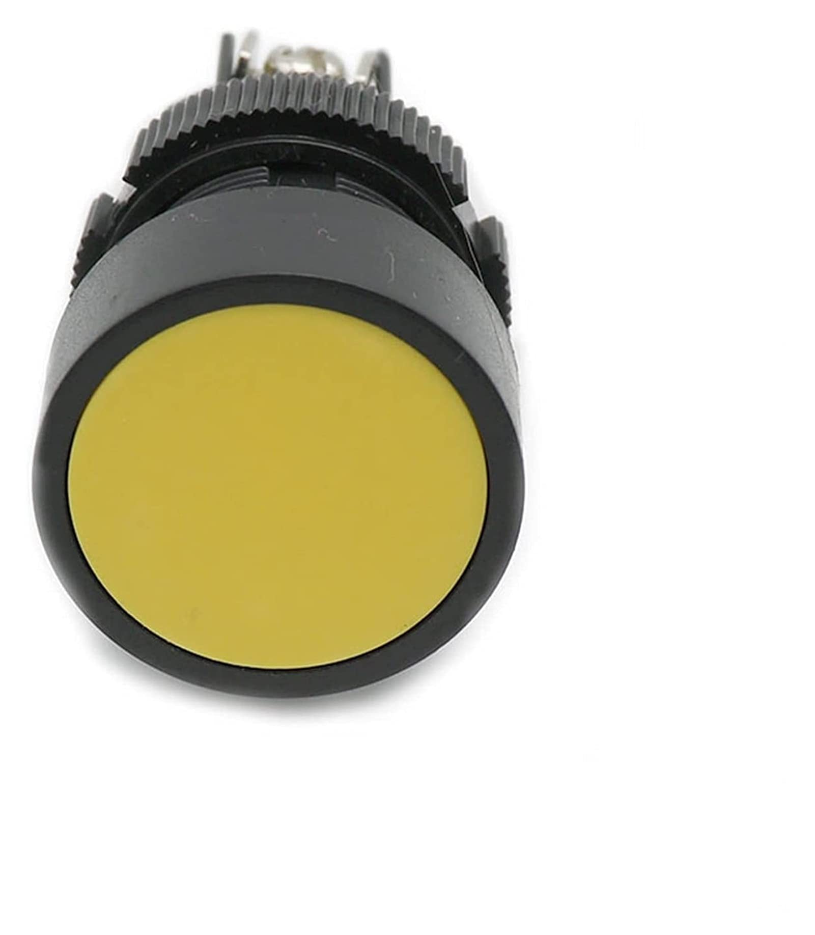Bouton poussoir jaune 22 mm NO+NC pour éviter les blocages de contact