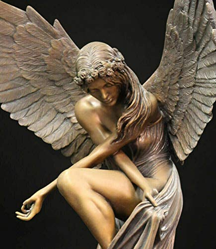 Redemption Angel Creative Sculpture- Angel Wings Floating Sculpture, Angel Art Wall Sculpture, 3D Angel Art Statue Decor, Christianity Figurine,Fairy Decorations for Home Living Room Bedroom - Thumbnail 4