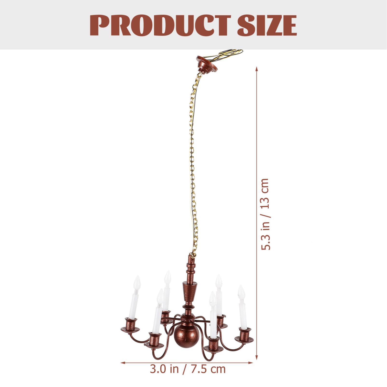 ERINGOGO Miniature Ceiling Lamp Tiny Luminous Light for Sand Table for DIY Projects Warm Decoration for Mini Houses and Craft Enthusiasts