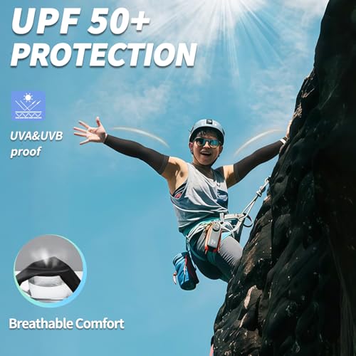 4 Pairs Arm Sleeves to Cover Arms for Men & Women,UV Sun Protection,Cooling Sports Compression,Tattoo Cover Up Sleeve2