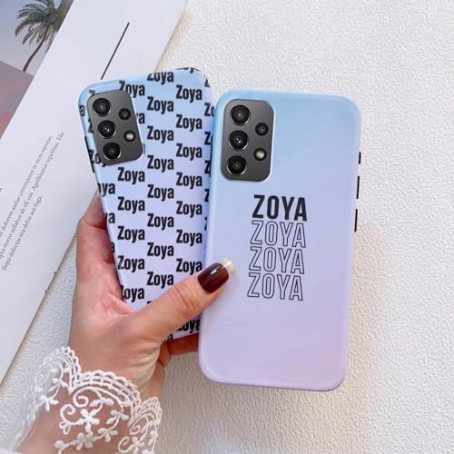 Image of COLORflow Back Cover Compatible with Samsung Galaxy A23 4G / A23 5G | Ombre Color Customized | Glossy Armoured Bumper with Camera Protection Back Cover Compatible with Samsung Galaxy A23 4G / A23 5G