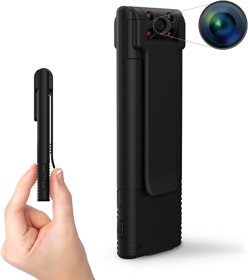 SAMIQU Cámara compacta 1080P Cámara infrarroja visión nocturna 1.34oz Ultra Light Camera