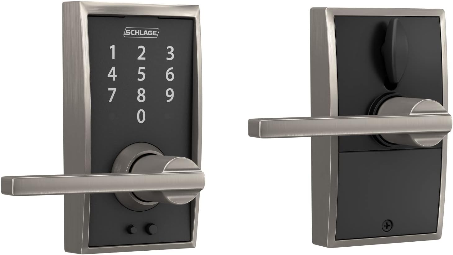 Schlage FE695 CEN 619 LAT Touch Century Lock with Latitude Lever