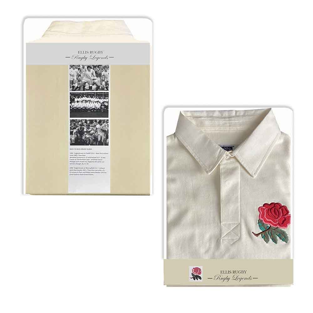 Inglaterra Rugby 1991 Camiseta 1992 Grand Slam