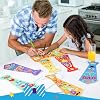 Dispowreath 24 Pcs Father's Day Craft Kits Happy Father's Day Tie Coloring Crafts Color Your Own Dad Hanging Ornaments for Holiday Gift Home Office DIY Project Activities Decor Supplies(Tie) #3