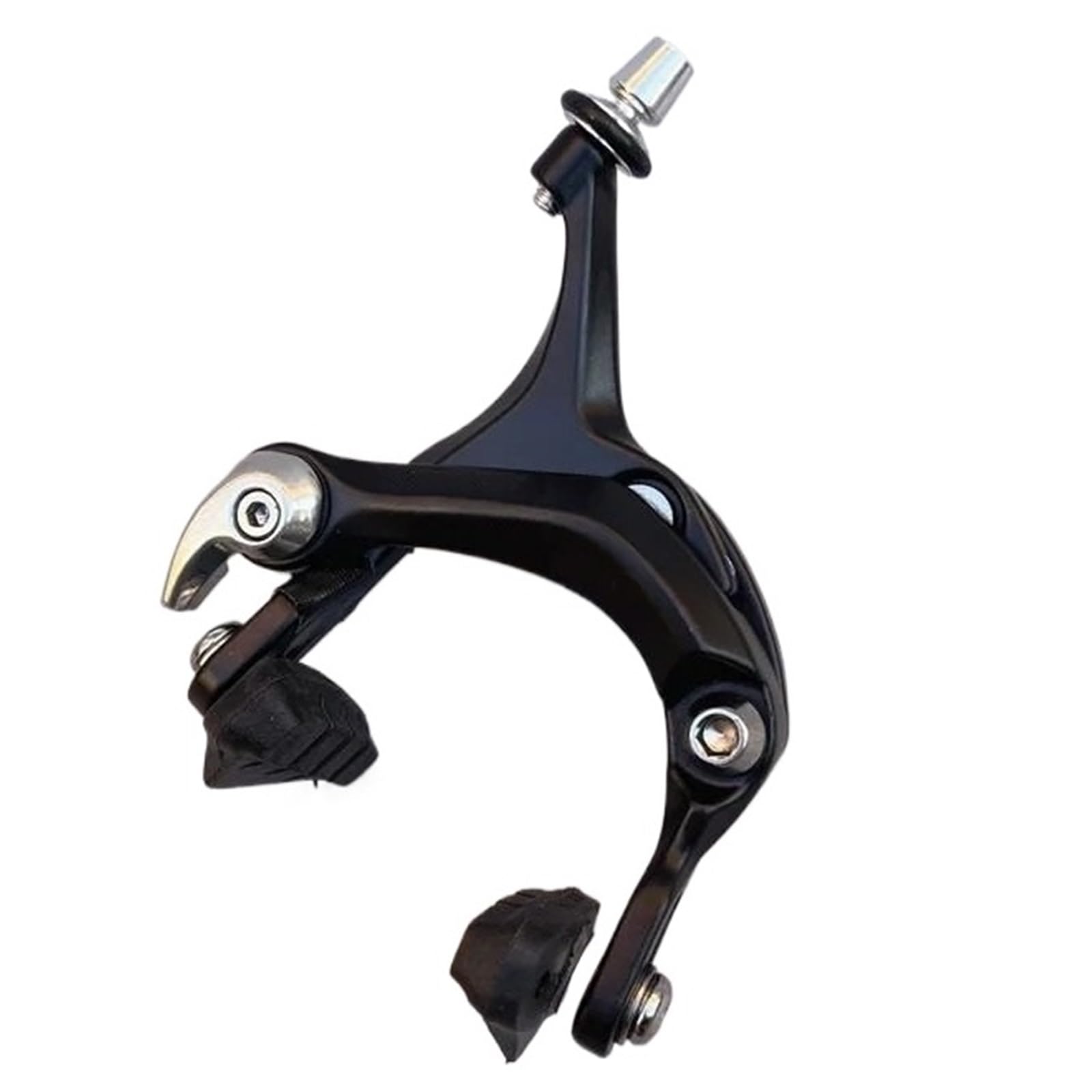 EGUIAS Suitable for Bicycle Brake Device Fixed Gear Bicycle Road Bike Brake Device C Clamp Brake Lever(Black Radius Rear br)