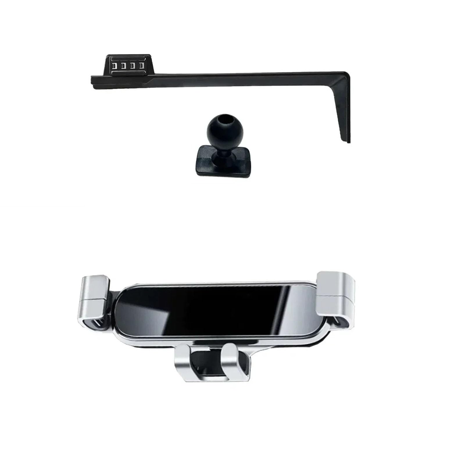 MOGFLMAN Car Phone Holder for Hyundai Santa Fe 2024-2025, LHD Car Phone Holder