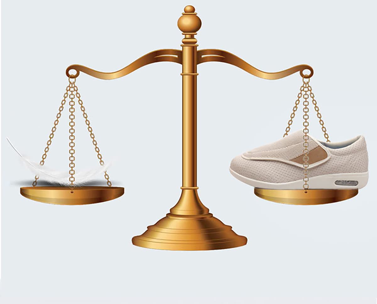 Scarpe di Larghezza Extra Larga Donna Uomo Scarpe Diabetiche, Punta di Chiusura Regolabile Piedi Gonfi Pantofole per Anziani Artrite Edema Pollice Valgo, Scarpe Ortopediche per Donna