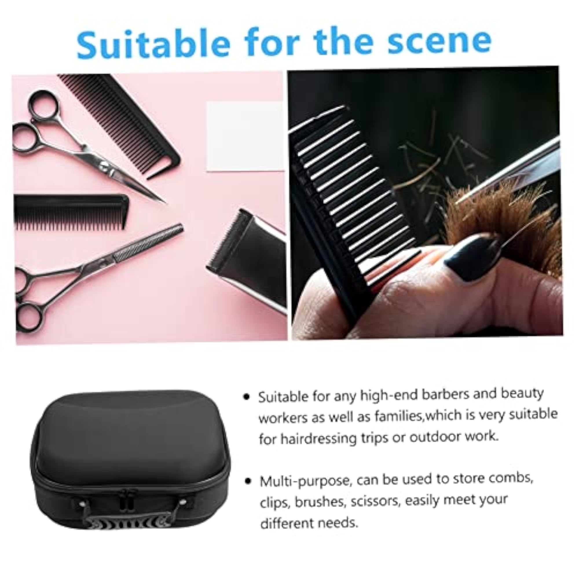 Portable Hairstylist Tool Pouch, Hair Dryer Organizer