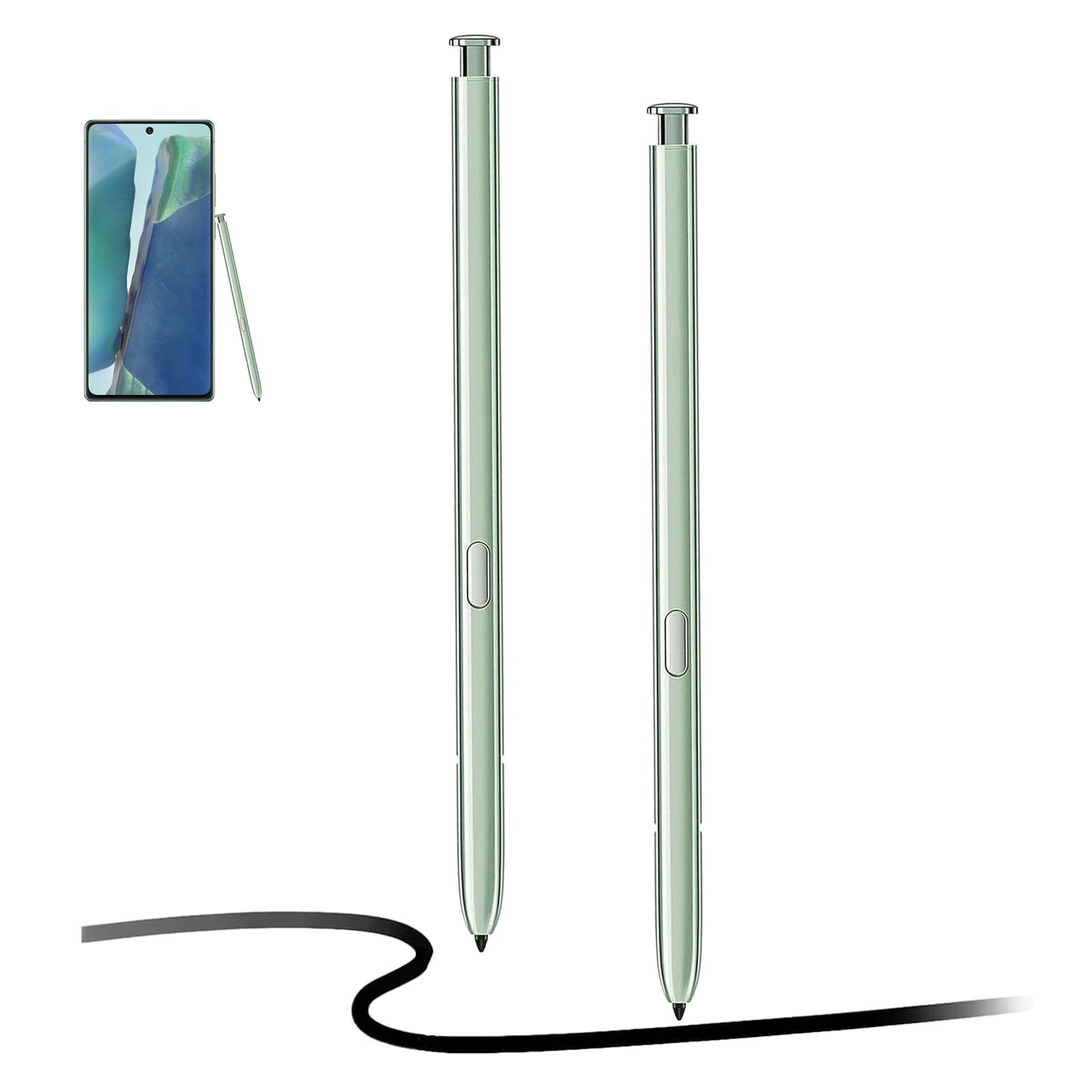 Stylet Samsung Note 20 pack de 2 pointes de rechange vert sans Bluetooth EJ-PN980 - 7