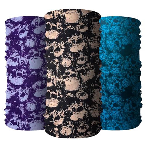 Image of 9-Pack Balaclava Face Mask for Men & Women - UV Protection Neck Gaiter, Multi-Use Cycling Mask & Breathable Headband