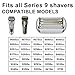 2 PACKS Series 9 Pro 94M Electric Replacement Shaver Head Compatible with Series 9 Pro Electric Razors 9290cc, 9291cc, 9370cc, 9376cc, 9293s, 9260s, 9295cc, 9385cc,(Upgraded ver.)