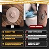 Skin Grip Adhesive Patches Compatible with Dexcom G7 & Stelo CGM – Waterproof & Sweatproof Cover for Continuous Glucose Monitor Sensor, Stays Secure for 10-15 Days – 20 Pack, Tan
