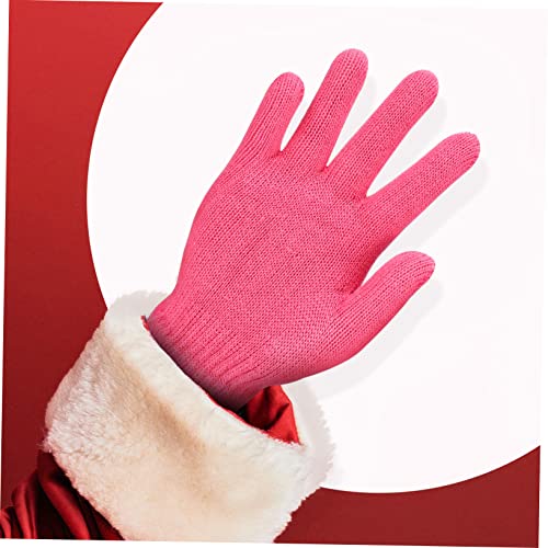 Kids Full Finger Knitted Gloves 24-Pair Set Warm Acrylic Winter Gloves for Boys and Girls Thermal Outdoor2