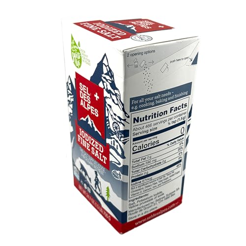 Sal fina y yodada Sel des Alpes 700 g miniatura 3
