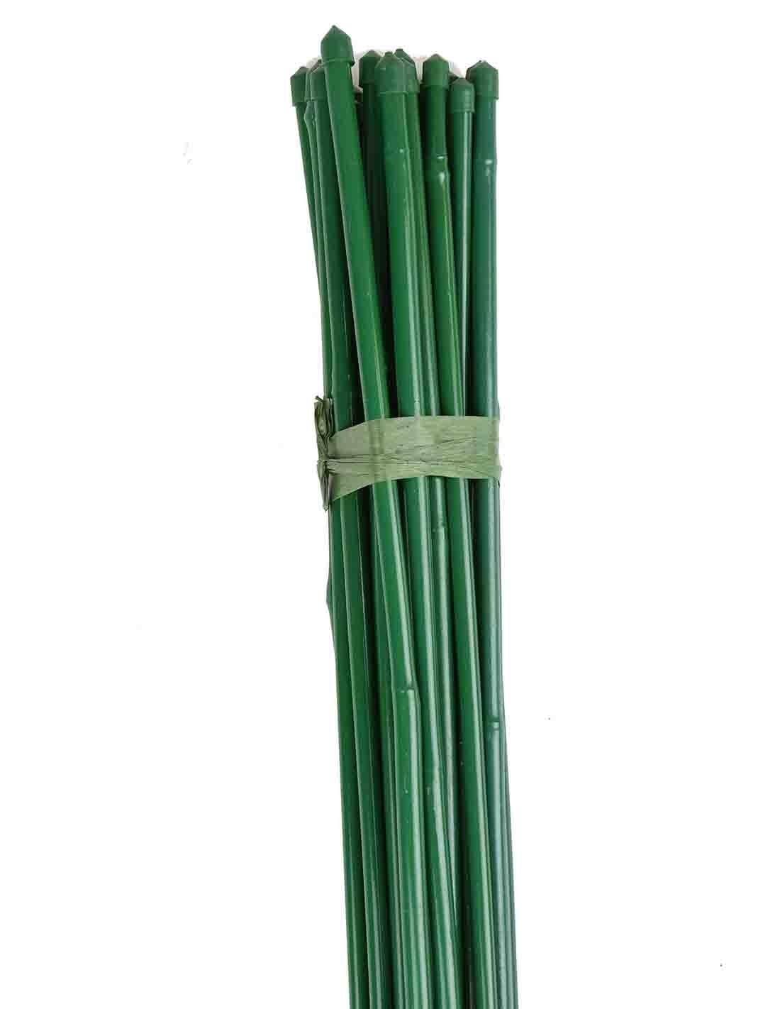 Faura - Pack Tutor Bambú Plastificado - 25 Unidades | 210cm./16-18mm. (Altura x Diámetro) () | 210cm./16-18mm. (Altura x Diámetro)