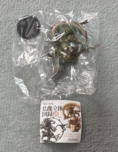 海洋堂 カプセルQミュージアム 日本の至宝 仏像立体図鑑 廻 風神 ブロンズ風カラー ガチャ