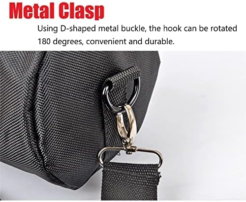 Speaker Stands Carrying Bag Photographic Tripod Carrying Case Thick Black Oxford Cloth Waterproof Foldable Storage Bag for Speaker Stand/Microphone Stand/Lighting Stand/Tripod 47.2“X8”