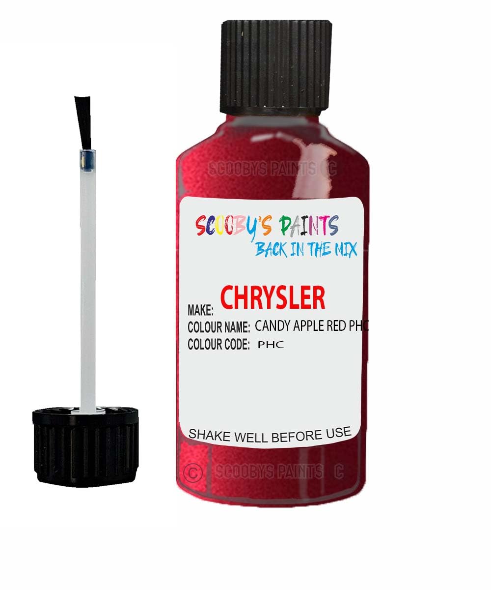 Scoobys Paints Back In The Mix Candy Apple Red Touch Up Paint For Chrysler Phc Metallic