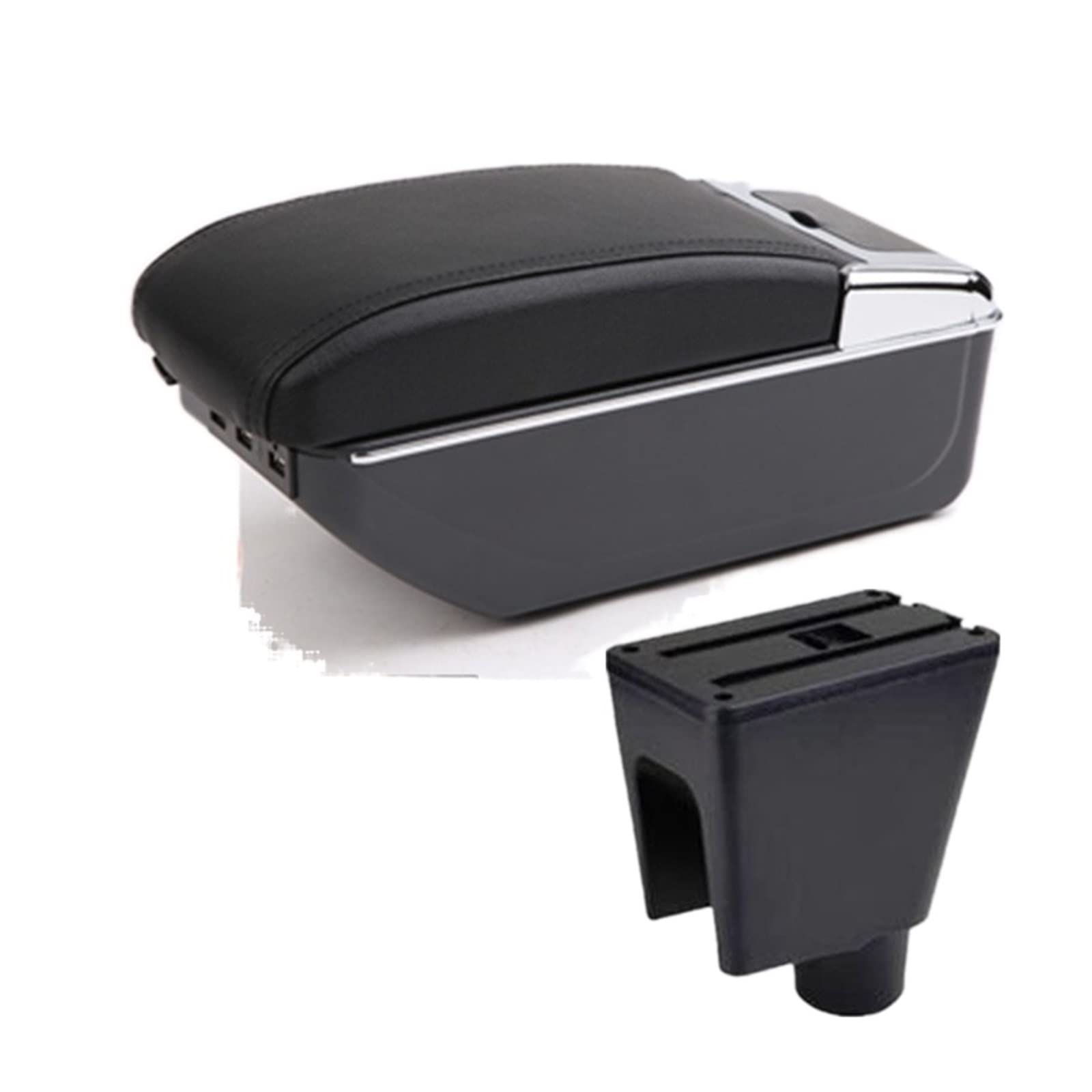 Baiqimv For Chevrolet For Spark III 2011 2012 For Aveo T200 Car Armrest Box Accessories Interior Storage Box(C2 7USB)
