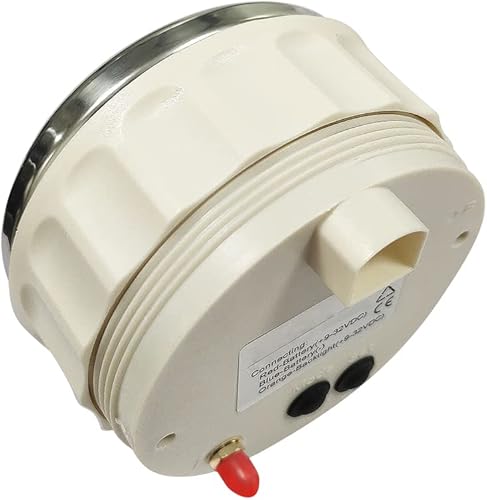 Miniatura 4 de ELING Kit de velocímetro digital GPS de 3.346 in, 0.0-620.7 mih MPH nudos, curso de trímetro para coche, Go Kart, ATV, moto, (negro+acero inoxidable)