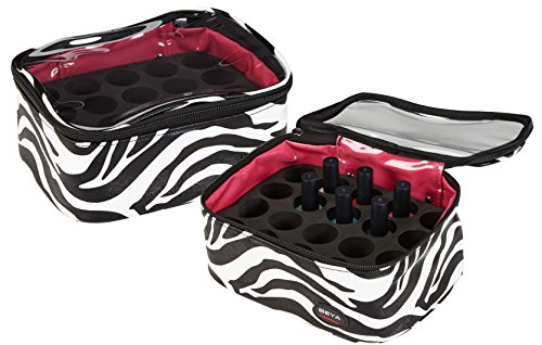 Seya Compact Nail Polish Storage Pouch (Zebra)