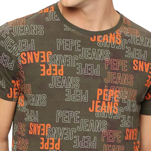 Image of Pepe Jeans Men's Cotton Slim Fit T-Shirt