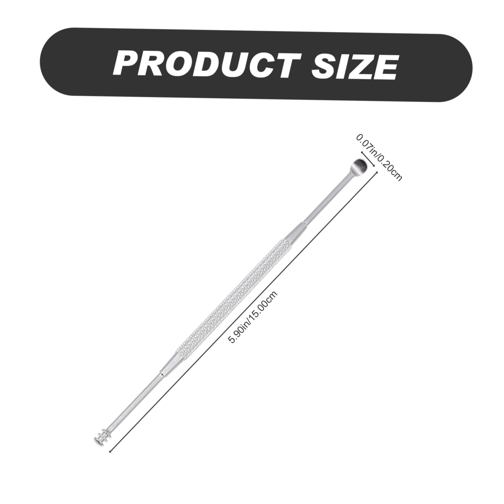 FRCOLOR Stainless Steel Set Portable Ear Cleaning Tools Ear Lavage for Home or Travel