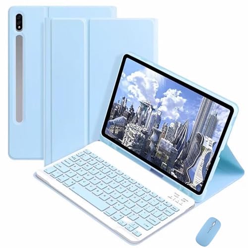 Clavier Bluetooth avec coque Galaxy Tab A7 10.4 2022/2020 et souris - 2