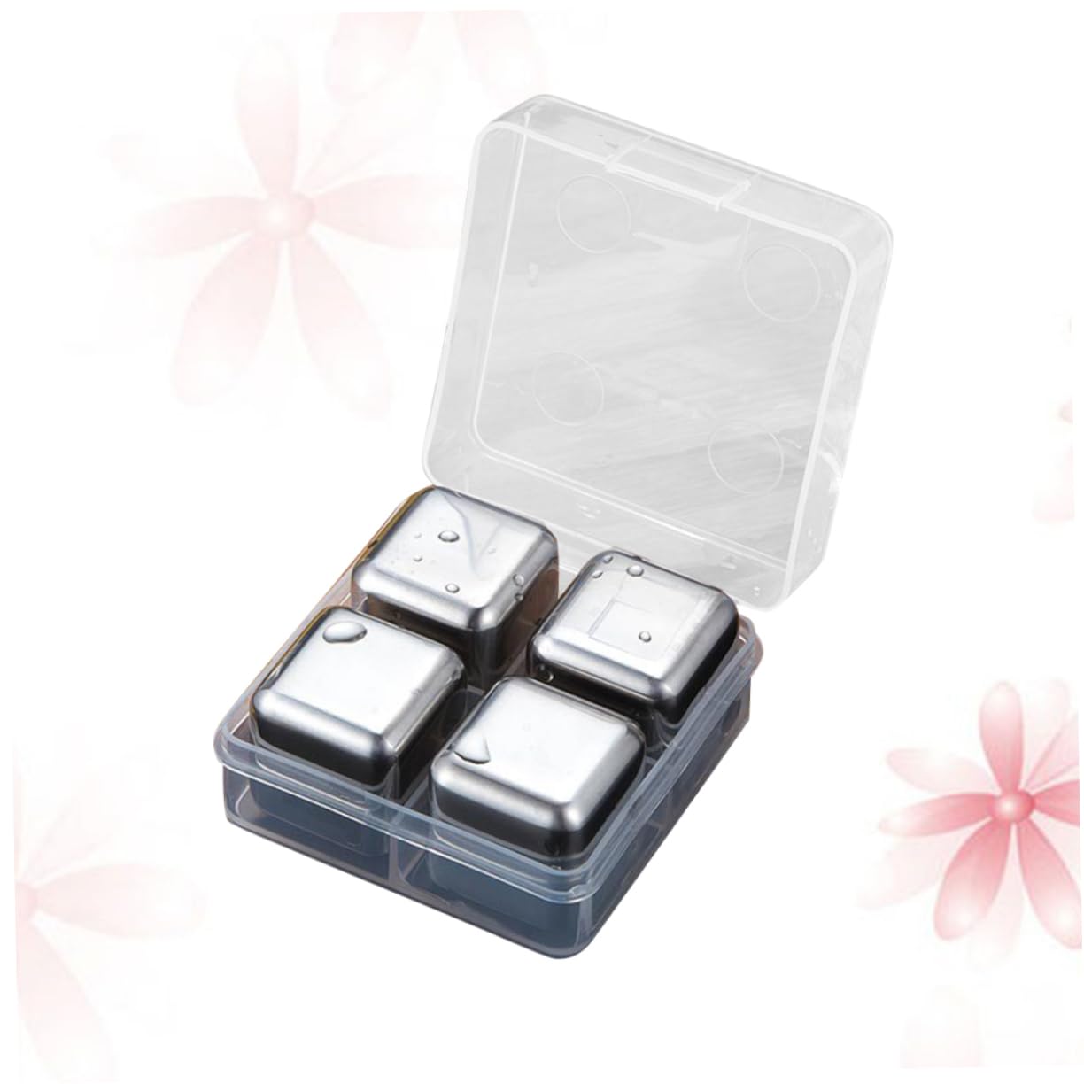 TOPBATHY 12piezas De Reutilizables De Inoxidable Para Whisky y Bebidas Set Estuche Enfriadores De Bebidas Sin Diluir Para y Cócteles