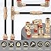 CheeMuii 32 Pcs Brass DOT Air Line Fittings With 50 FT 1/4