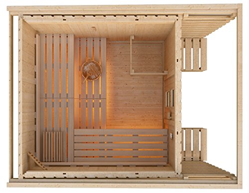 ISIDOR Premium Gartensauna Fortuna – Bild 3