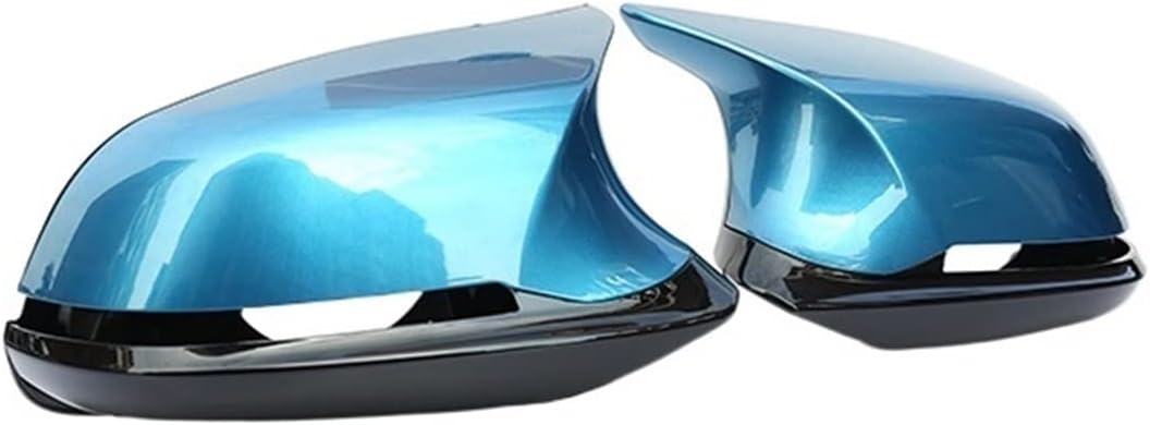 1 2 3 4 Series F20 F21 F22 F23 F30 F31 F32 F33 F35 F36 X1 E84 M2 F87 ABS/ABS+Carbon Fiber Mirror Cover No Compatible With BMW(Mineral White)
