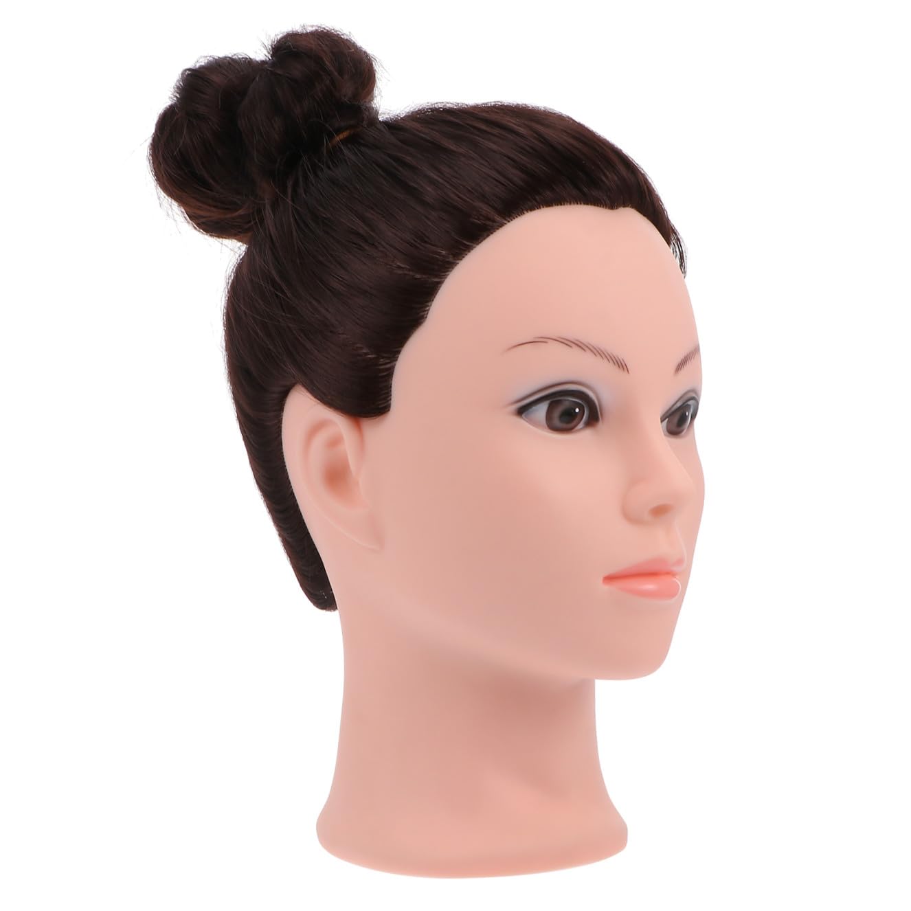 Tête de Mannequin D'entraînement pour Coiffure, Cheveux Longs