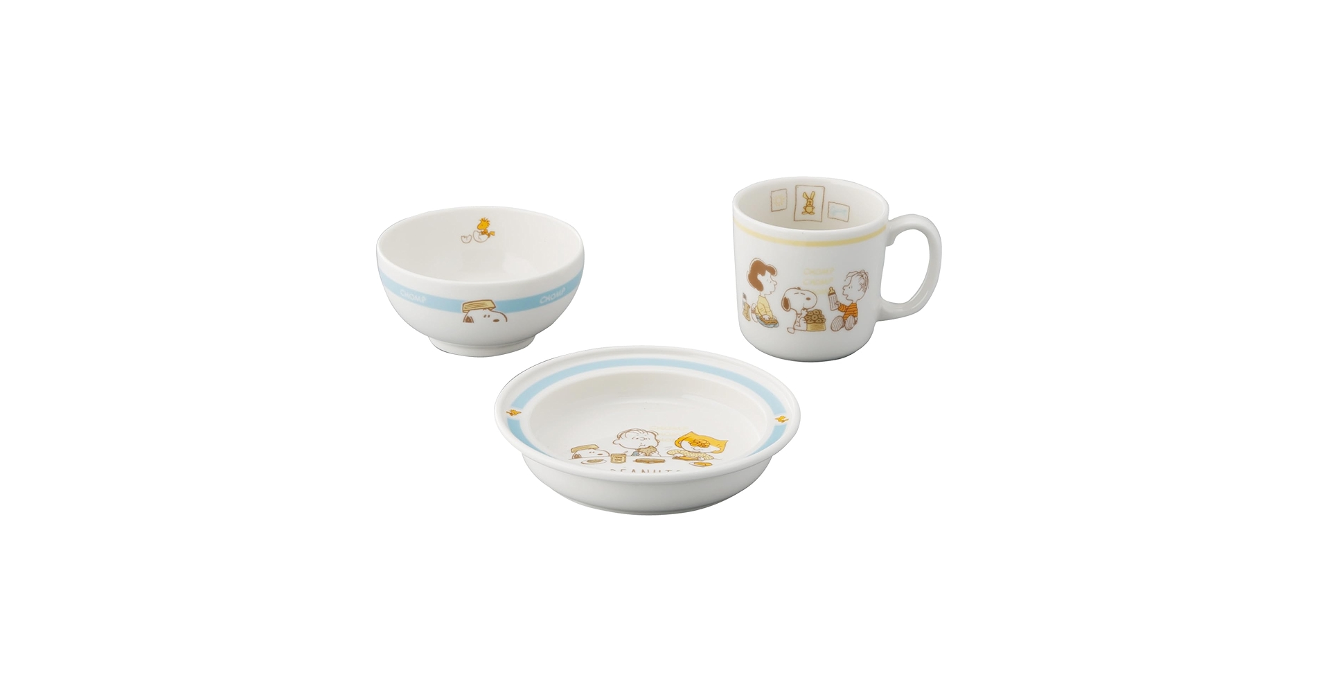 Amazon｜スヌーピー Peanuts 食器3点セット 子供食器 ギフト