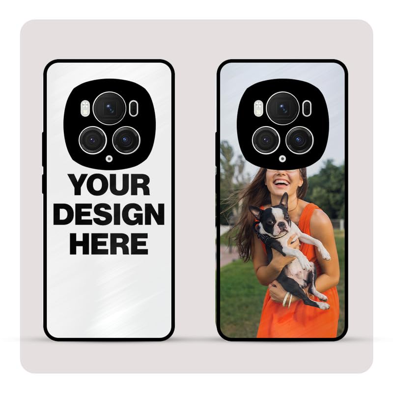 Image of Personalized Back Cover for Honor Magic 6 Pro | Custom Case with Name, Photo or Logo | PrintShield Hybrid with Soft TPU Grip & Scratch Protection