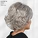Paula Young Alex WhisperLite Wig Sassy Short Wig with Side-Swept Bangs and Tousled Curls/Multi-Tonal Shades of Blonde, Silver, Brown and Red