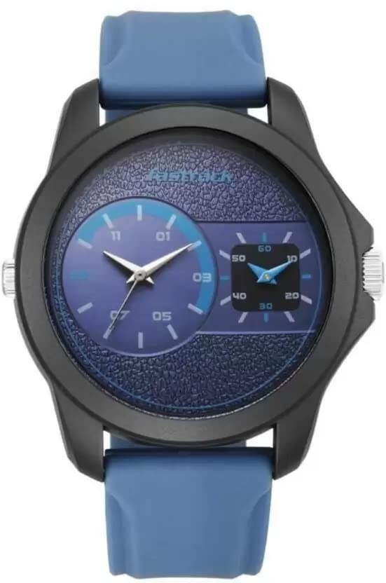 Fastrack Dual Time Quartz Analog Blue Dial Silicone Strap Watch for Men-NR38042PP05 (B0BRXMRHWC) Amazon Price History, Amazon Price Tracker