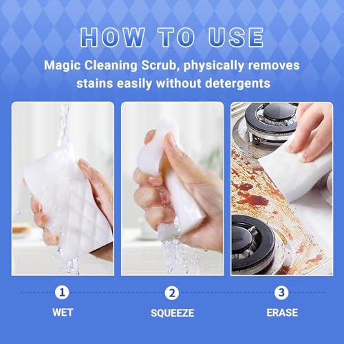 SUPERASER 2X Density Magic Sponges, 30-pack Melamine Erasers — view 4
