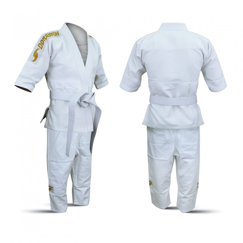 Kimono judogi en Coton HIRAKATA, Blanc