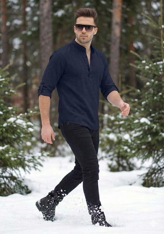 Image of Men Short Kurta