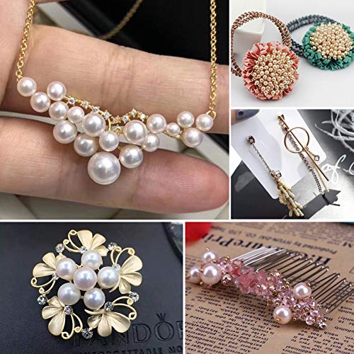 Toaob 1000Pcs Glass Pearl Beads 4Mm Round Multicolor Tiny Loose Spacer Beads Findings For Diy Craft Necklaces Bracelets Jewelry Making #TOP5