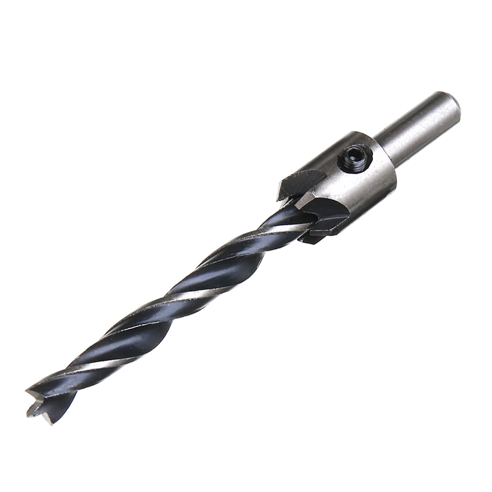 Frezy 3 mm-10 mm HSS 5-szczelinowe wiertło licznikowe 7 szt. narzędzie do obróbki drewna powlekane azotanem wiertło do drewna z sześciokątnym kluczem L