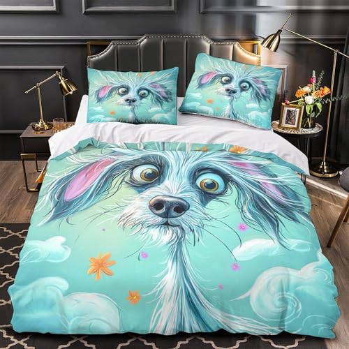 Linge de lit Bouddha impression 3D King Size microfibre au fini soyeux