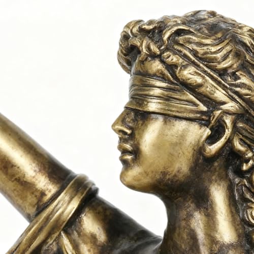 Décoration de table de qualité supérieure justice en résine - 7