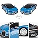 RASTAR Bugatti Veyron Chiron RC Car 1:24 Scale Remote Control Toy Car, Bugatti Chiron R/C Model Vehicle for Kids - Blue